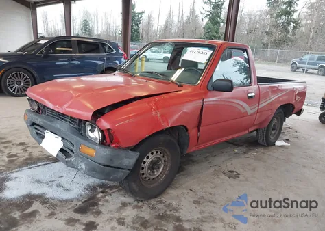1989 Toyota Pickup 1/2 Ton Sht Wheelbase Dlx z USA, uszkodzony, nr VIN JT4RN81P1K0021879